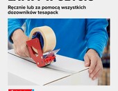 tesapack taśma pakowa przezroczysta 50 mm x 66 m – 6 rolek, ciche rozwijanie – zdjęcie 4