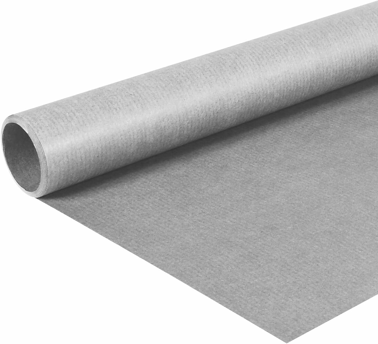 Clairefontaine 195732C papier pakowy kraft prążkowany 10 m x 70 cm, szary