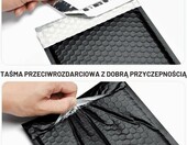 Switory koperty bąbelkowe A5, czarne – 50 sztuk, samoklejące – zdjęcie 3