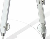 STAEDTLER Mars Comfort 552 01 – cyrkiel z szybką regulacją, do 350 mm – zdjęcie 3