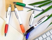 stika.co Contour – długopisy reklamowe z miejscem na logo, 40 sztuk, czarny tusz – zdjęcie 5