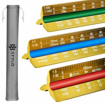 Skalówka architektoniczna 30 cm Stylo (stan nowy)
