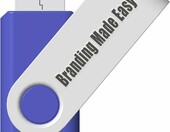 JBOS pendrive reklamowe z logo 512 MB USB 2.0 – zestaw 25 sztuk, niebieskie – zdjęcie 5