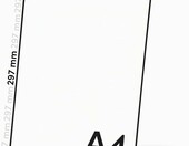 Netuno Prisma Bianco papier A4 100 g, 100 arkuszy – papier fakturowany do druku firmowego – zdjęcie 2