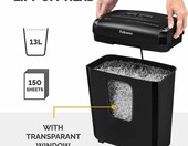 Fellowes Powershred 6M 4631101 – niszczarka do dokumentów, cięcie mini, 13 l – zdjęcie 2