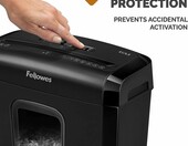 Fellowes Powershred 6M 4631101 – niszczarka do dokumentów, cięcie mini, 13 l – zdjęcie 3