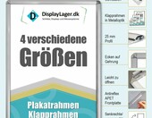 DisplayLager Rondo ramki plakatowe A1 – aluminiowe, zestaw 5 szt., srebrne – zdjęcie 2