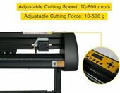 VEVOR Ploter tnący do folii 870 mm ze stojakiem – maszyna do cięcia winylu, 220 V – zdjęcie 5