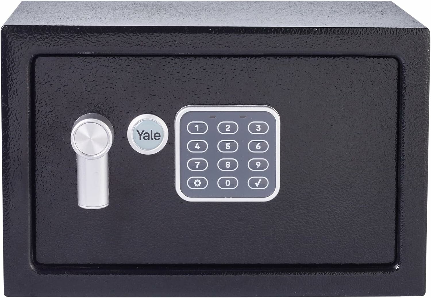 Yale YSV/200/DB2 – mały sejf meblowy z zamkiem elektronicznym, 8,6 l, czarny