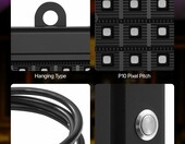 VEVOR Programowalny panel LED P10 990 x 350 mm – kolorowy wyświetlacz reklamowy Bluetooth – zdjęcie 4