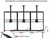 MLYYYDSS Kaseton reklamowy LED 40×60 cm z ramą zatrzaskową – podświetlana tablica na plakaty – zdjęcie 3