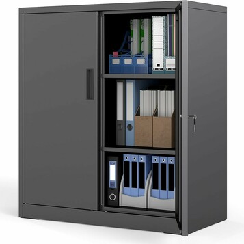 Metalowa szafa aktowa 80 COSTWAY FT32333NWDE (stan nowy)