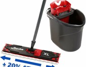 Vileda Ultramax XL BOX 160932 – zestaw: mop płaski 42 cm z wiadrem i wyciskaczem – zdjęcie 1