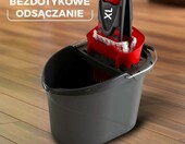 Vileda Ultramax XL BOX 160932 – zestaw: mop płaski 42 cm z wiadrem i wyciskaczem – zdjęcie 3