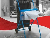 WypAll L20 7301 – czyściwo przemysłowe w rolce, 500 arkuszy, niebieskie – zdjęcie 5