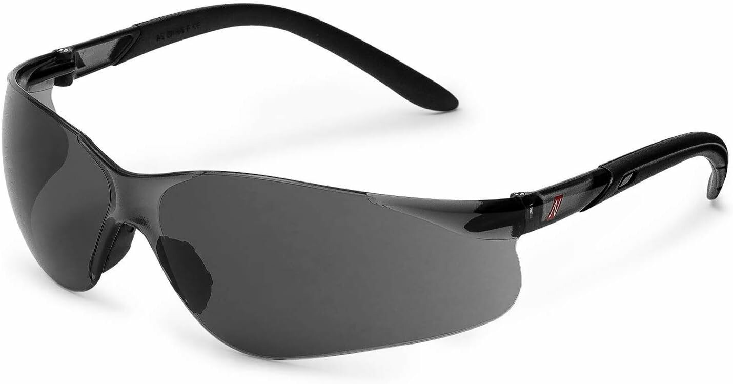 Nitras 9011 – okulary ochronne robocze z filtrem UV 400, przyciemniane