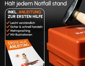 Heldenwerk apteczka DIN 13157 z uchwytem ściennym – zestaw pierwszej pomocy do zakładu pracy – zdjęcie 3