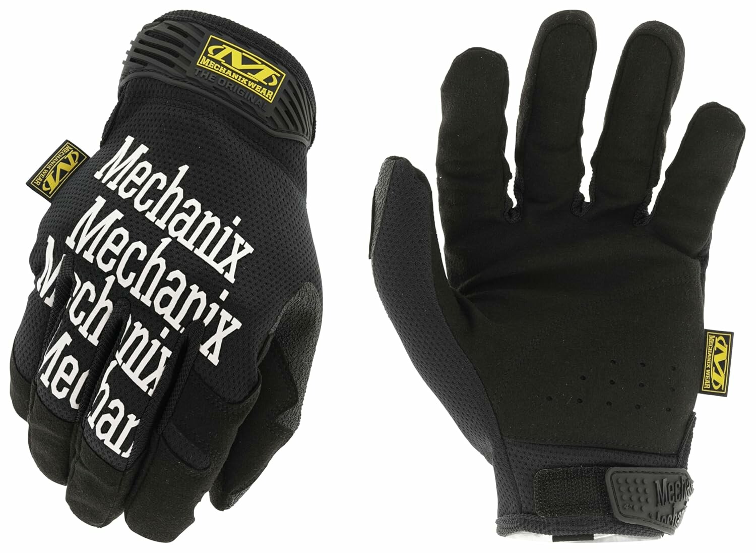 Mechanix Wear Original MG-05-010 – rękawice robocze ze sztucznej skóry, czarne, L