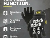 Mechanix Wear Original MG-05-010 – rękawice robocze ze sztucznej skóry, czarne, L – zdjęcie 3
