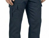 Lee Cooper LCPNT205 – męskie spodnie robocze cargo z kieszeniami, granatowe – zdjęcie 2