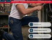 Lee Cooper LCPNT205 – męskie spodnie robocze cargo z kieszeniami, granatowe – zdjęcie 3