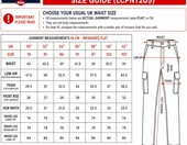 Lee Cooper LCPNT205 – męskie spodnie robocze cargo z kieszeniami, granatowe – zdjęcie 4