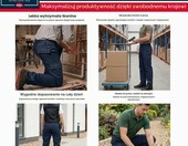 Lee Cooper LCPNT205 – męskie spodnie robocze cargo z kieszeniami, granatowe – zdjęcie 5