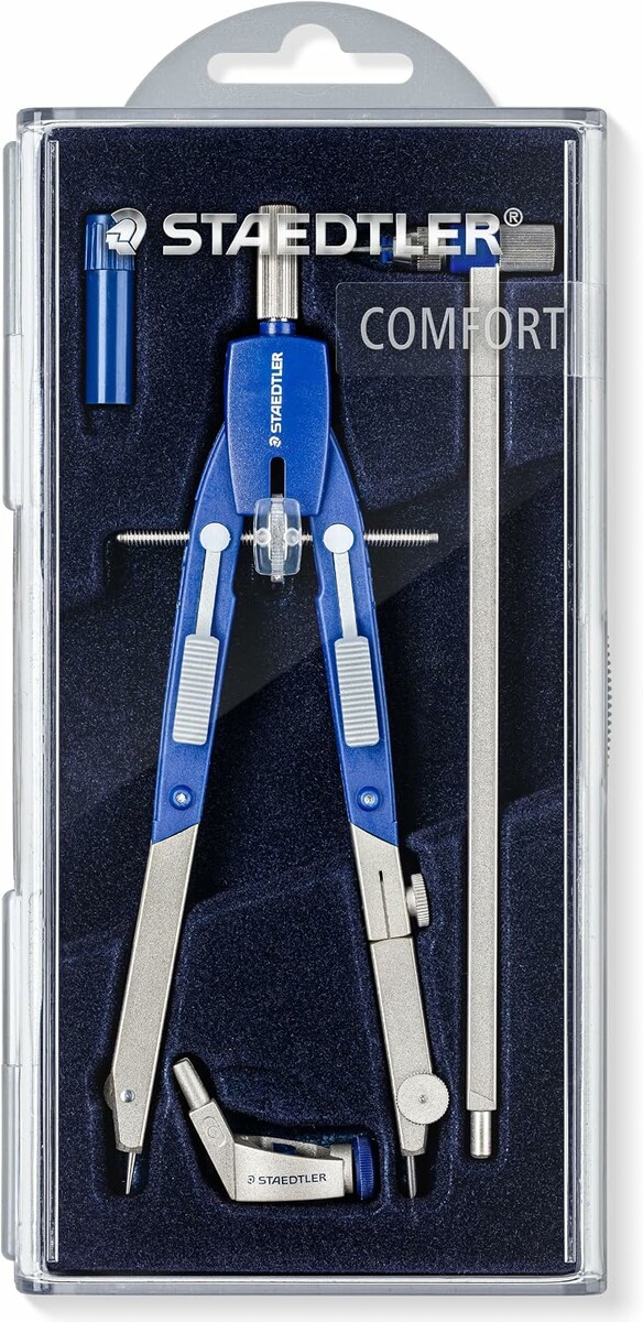STAEDTLER Mars comfort 552 02 – cyrkiel kreślarski z szybką regulacją