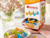 Hellma 70000149 – cukierki w kształcie serca, 200 sztuk w kartonie wystawowym – zdjęcie 4