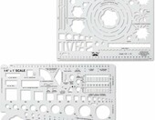 Mr. Pen TL02 – zestaw 2 szablonów do projektowania krajobrazu i podwórka – zdjęcie 1