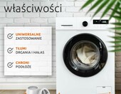 ECENCE gumowe tłumiki drgań pod pralkę, suszarkę i zmywarkę, 4 szt., białe – zdjęcie 2