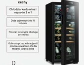 Klarstein Bodega 18 HEA-Bodega-18 – wolnostojąca chłodziarka do wina, 18 butelek, 2 strefy – zdjęcie 2