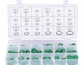 Keenso zestaw 270 o-ringów do klimatyzacji samochodowej – uszczelki gumowe HNBR – zdjęcie 1