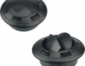 Loopunk okrągłe dysze nawiewu klimatyzacji 75 mm, 2 szt. – uniwersalne, czarne – zdjęcie 1