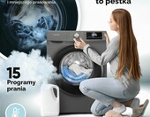 Bomann WAT 7186 – pralko-suszarka 8/5 kg, 1400 obr./min, funkcja pary, tytanowa – zdjęcie 4