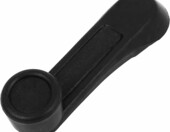 uxcell uniwersalna korbka szyby samochodowej 11 cm – plastikowa, czarna – zdjęcie 1