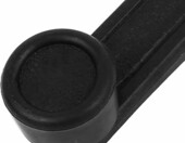 uxcell uniwersalna korbka szyby samochodowej 11 cm – plastikowa, czarna – zdjęcie 4