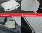 GADLANE GLMWCL – magnetyczna osłona przeciwsłoneczna na przednią szybę 153 x 127 cm – zdjęcie 5