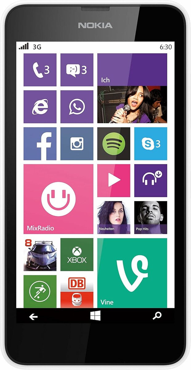 Microsoft Lumia 630 Single-SIM 8 GB – smartfon 4,5 cala z Windows Phone 8.1, biały