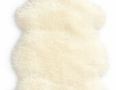 Schafshaut Store naturalna skóra owcza, biała, rozmiar L 100–110 cm – zdjęcie 1