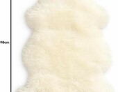 Schafshaut Store naturalna skóra owcza, biała, rozmiar L 100–110 cm – zdjęcie 3