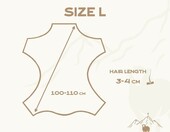 Schafshaut Store naturalna skóra owcza, biała, rozmiar L 100–110 cm – zdjęcie 4