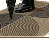 Capslpad wycieraczka pod drzwi 50 x 80 cm – antypoślizgowa mata w stylu juty, do prania – zdjęcie 4
