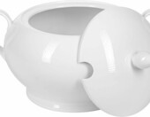 Festa Italia Bella – waza porcelanowa 3 l z pokrywką, biała – zdjęcie 3