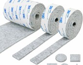 Vicloon samoprzylepny filc pod meble – 3 paski 120 cm, szary – zdjęcie 1