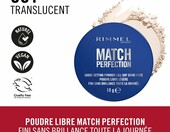 Rimmel Match Perfection – transparentny sypki puder do twarzy 18 g, 02 Translucent Honey – zdjęcie 3
