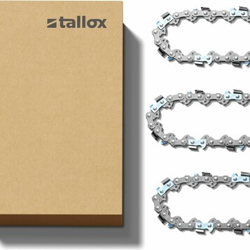 3 łańcuchy do pilarki 3/8 cala tallox, stan: nowy