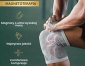 MagnetRX MKS02M – magnetyczne opaski kompresyjne na kolana, 2 sztuki, rozmiar M – zdjęcie 2