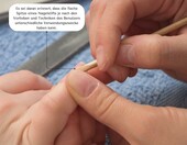 INLAQ patyczki do skórek z drewna pomarańczowego, 100 szt. – manicure i pedicure – zdjęcie 4