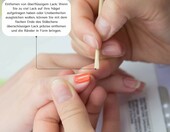 INLAQ patyczki do skórek z drewna pomarańczowego, 100 szt. – manicure i pedicure – zdjęcie 5